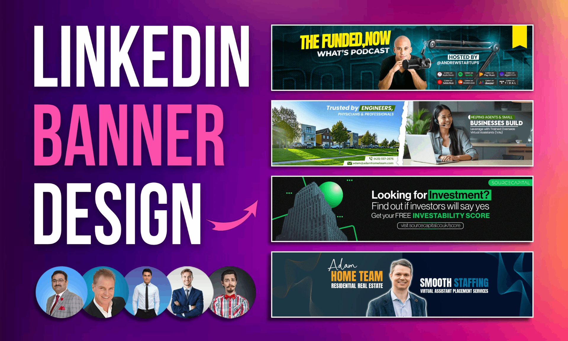 Social Banners, Covers & Podcast Art